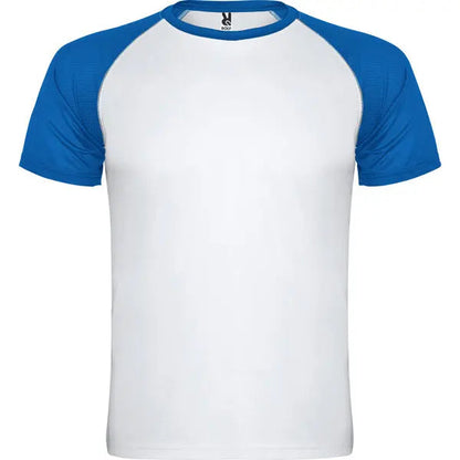 Camiseta deportiva de manga corta estilo ranglan en contraste Vetonek