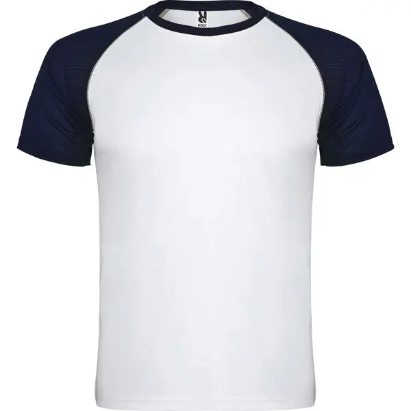 Camiseta deportiva de manga corta estilo ranglan en contraste Vetonek