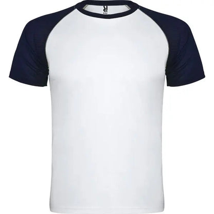 Camiseta deportiva de manga corta estilo ranglan en contraste Vetonek