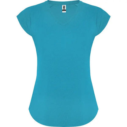 Camiseta técnica multi-deporte de mujer manga corta estilo manga ranglan Vetonek