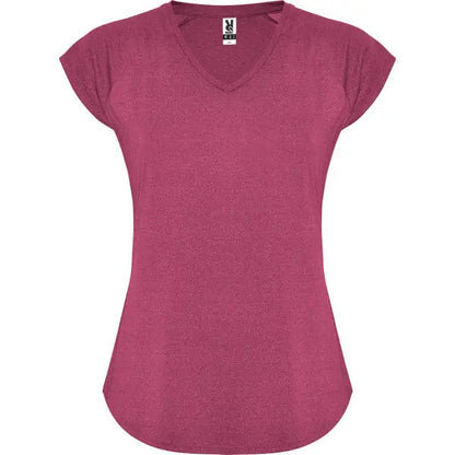 Camiseta técnica multi-deporte de mujer manga corta estilo manga ranglan Vetonek