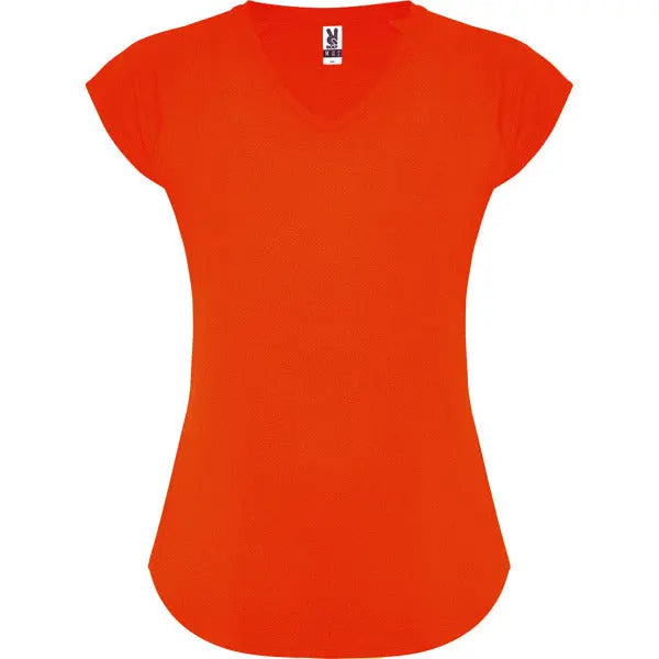 Camiseta técnica multi-deporte de mujer manga corta estilo manga ranglan Vetonek