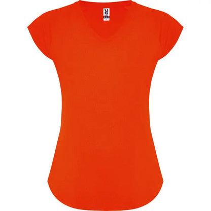 Camiseta técnica multi-deporte de mujer manga corta estilo manga ranglan Vetonek