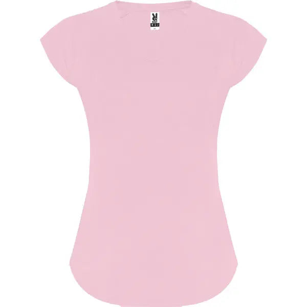 Camiseta técnica multi-deporte de mujer manga corta estilo manga ranglan Vetonek