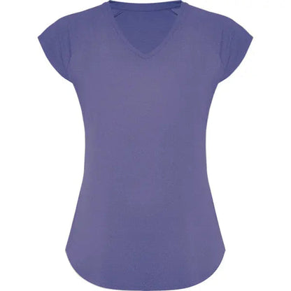 Camiseta técnica multideporte para mujer con manga ranglán Vetonek