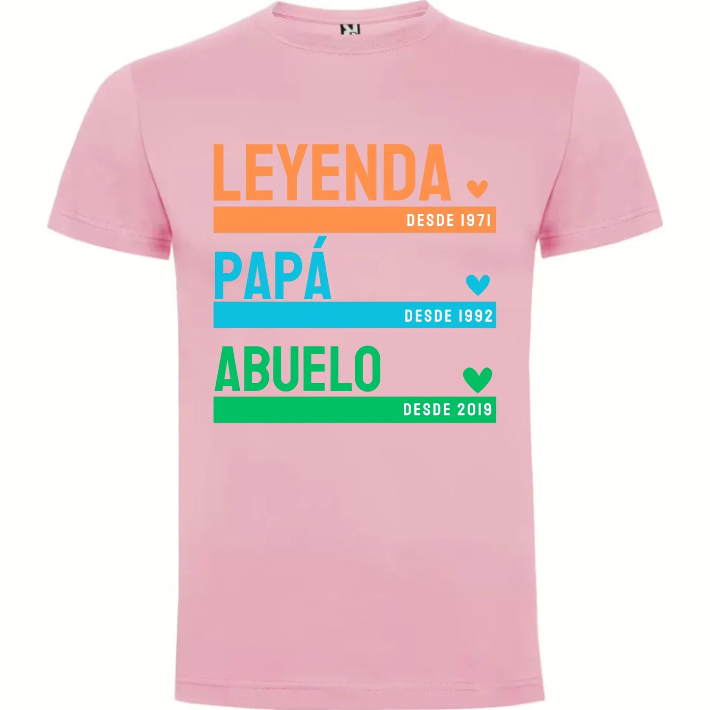 Camiseta Personalizada Papá Abuelo Leyenda