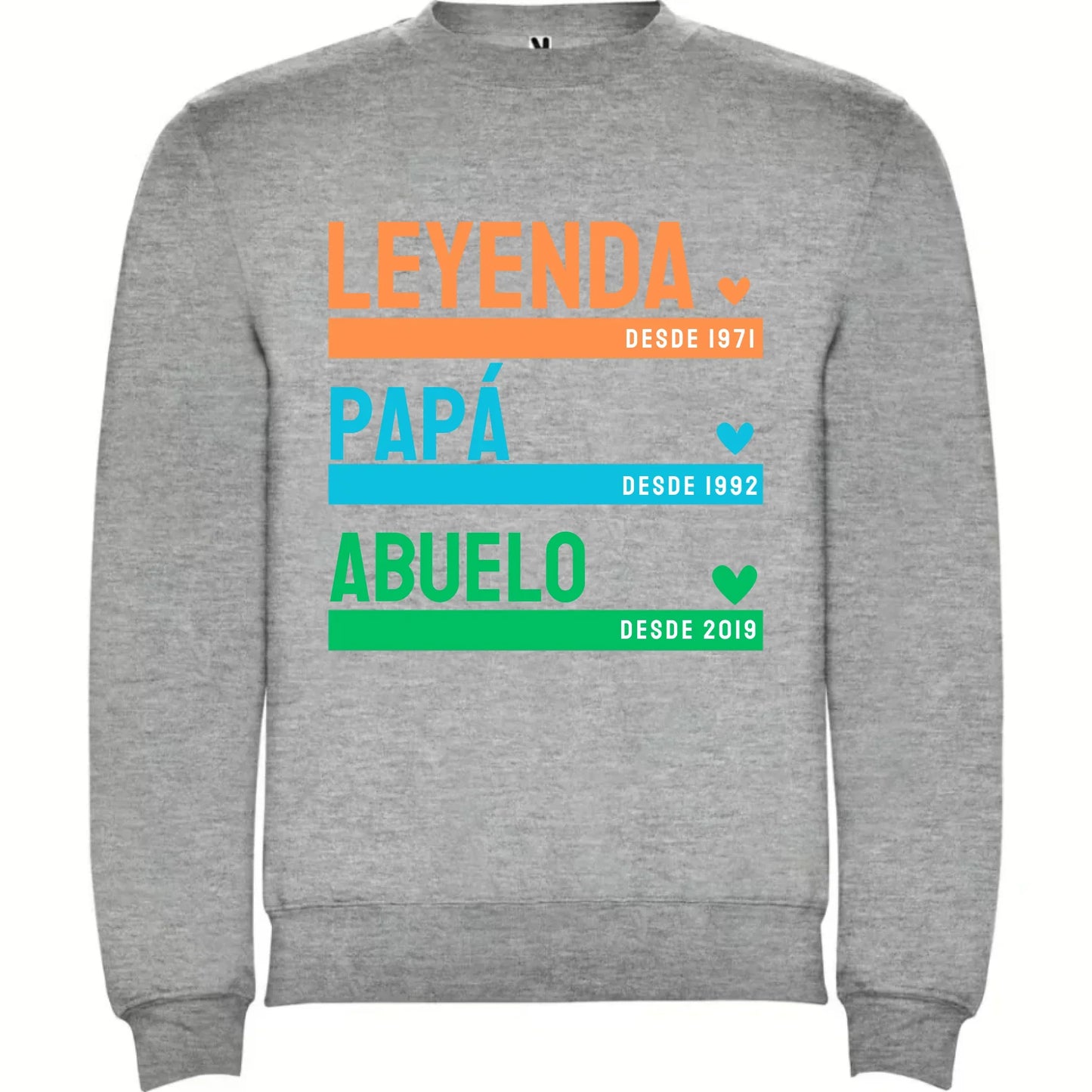 Camiseta Personalizada Papá Abuelo Leyenda