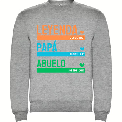 Camiseta Personalizada Papá Abuelo Leyenda