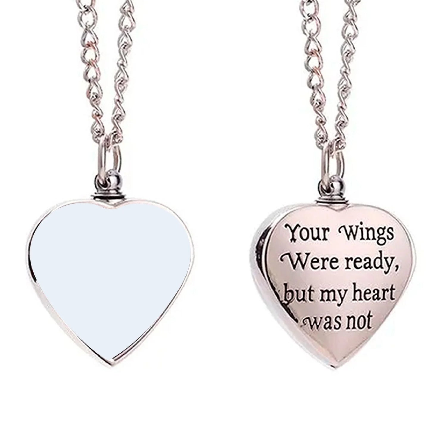 Colgante Portacenizas "Siempre Contigo" – Corazón con Foto Personalizada