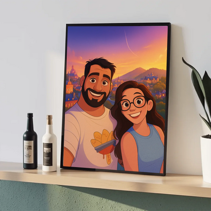 ✨ Marco Personalizado 30x40 estilo Disney | Tu foto como un cuento de hadas