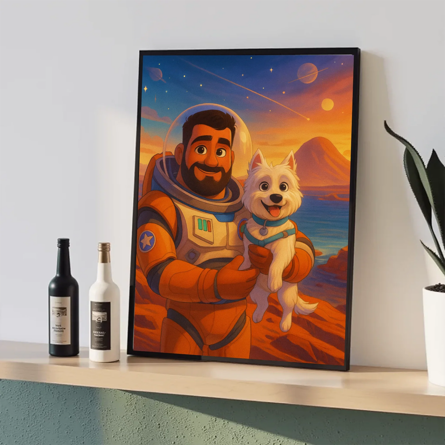 🚀 Marco Personalizado 30x40 estilo Astronauta | Viaja al espacio con tu foto
