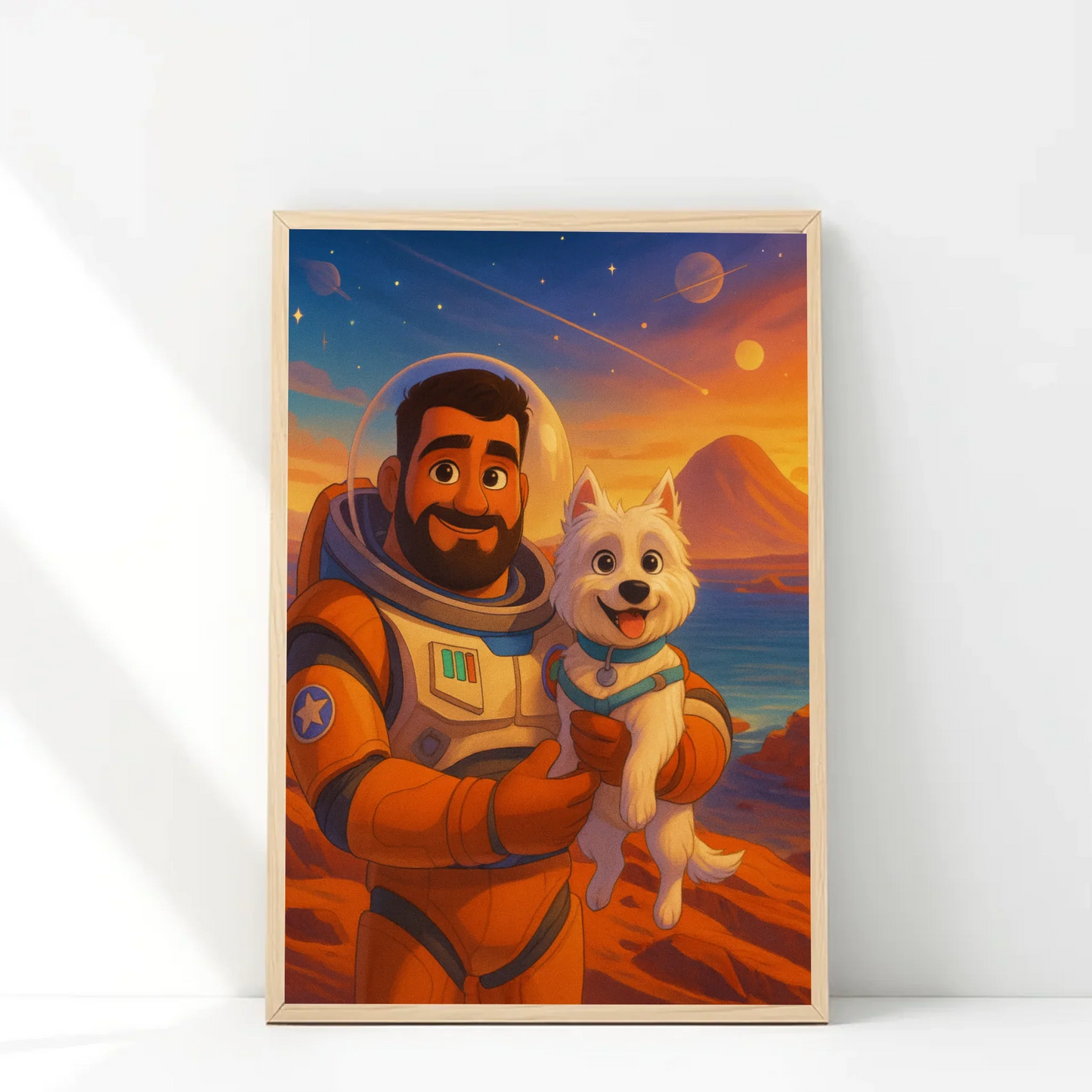 🚀 Marco Personalizado 30x40 estilo Astronauta | Viaja al espacio con tu foto