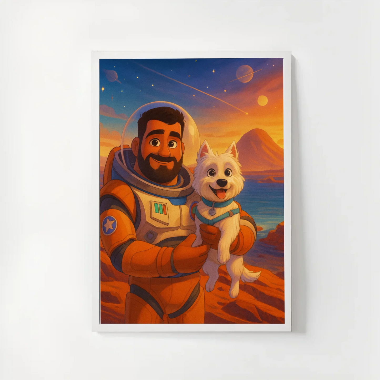 🚀 Marco Personalizado 30x40 estilo Astronauta | Viaja al espacio con tu foto