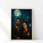 🪄 Marco Personalizado 30x40 estilo Harry Potter | Tu foto en el mundo mágico