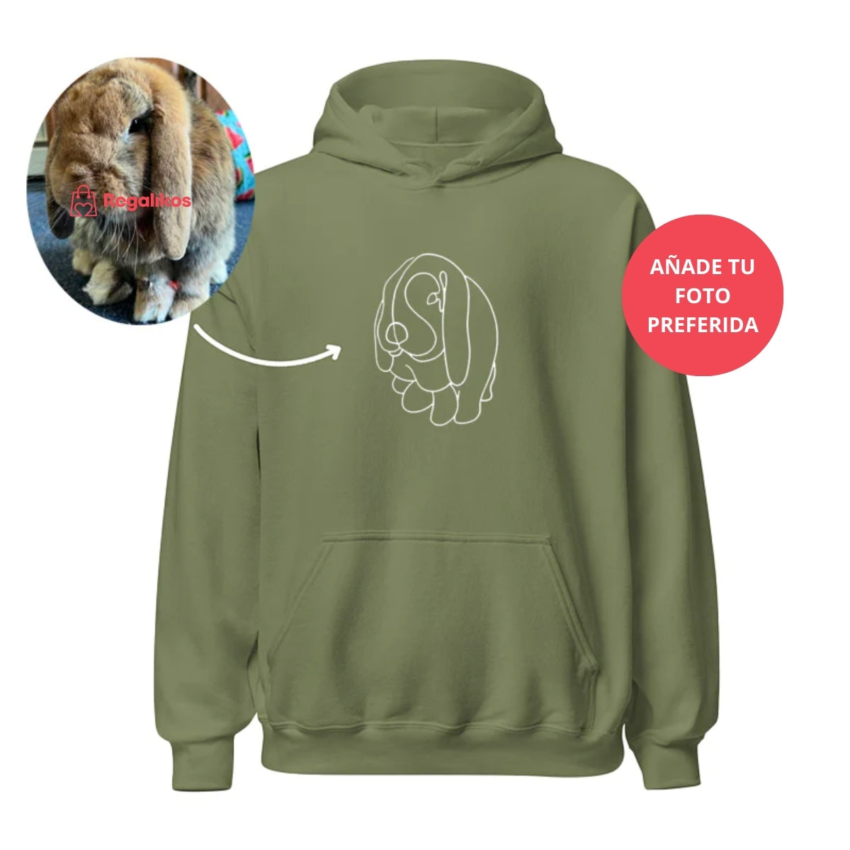 👕✨ Sudadera Personalizada Contorno✨👕