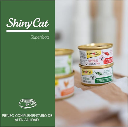 🐟 GimCat ShinyCat Duo – Atún y Calabacín (70 g)