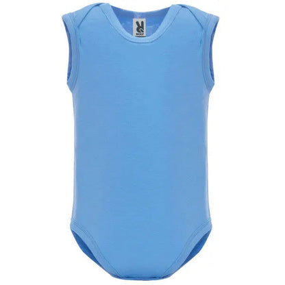 Body de bebé de tirantes de punto liso Vetonek