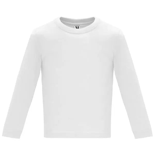 Camiseta de manga larga especial para bebé, confeccionada en tejido en galga fina y acabado compactado Vetonek