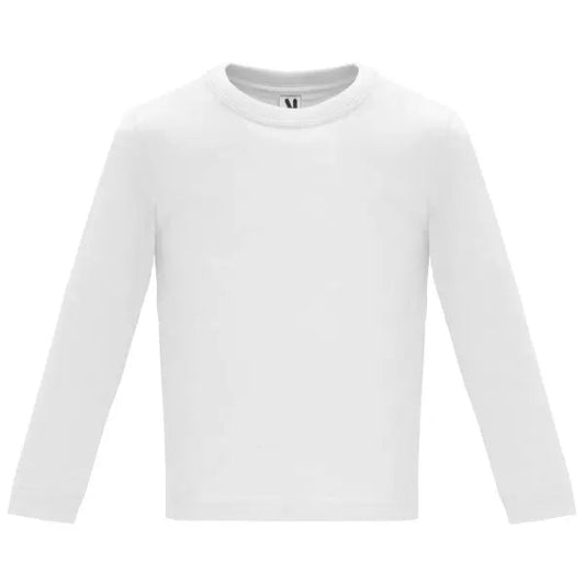 Camiseta de manga larga especial para bebé, confeccionada en tejido en galga fina y acabado compactado Vetonek