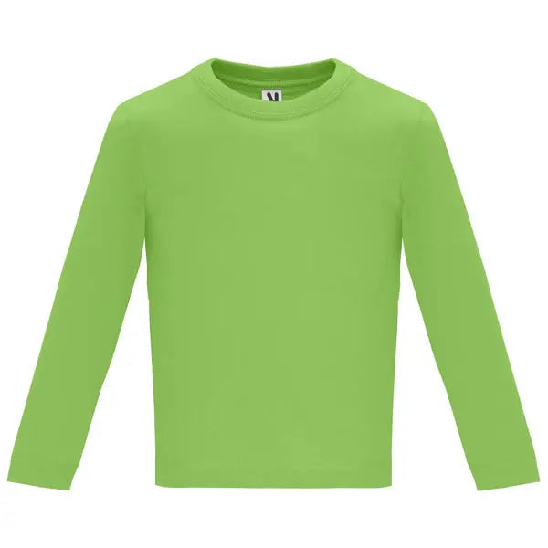 Camiseta de manga larga especial para bebé, confeccionada en tejido en galga fina y acabado compactado Vetonek