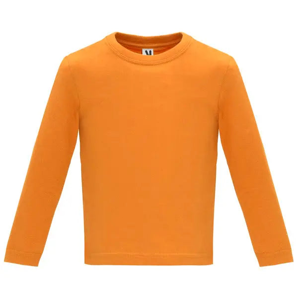 Camiseta de manga larga especial para bebé, confeccionada en tejido en galga fina y acabado compactado Vetonek