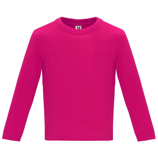 Camiseta de manga larga especial para bebé, confeccionada en tejido en galga fina y acabado compactado Vetonek
