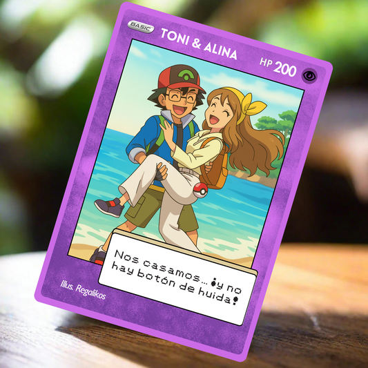🃏✨ Carta Estilo Pokémon Personalizada💖🎁