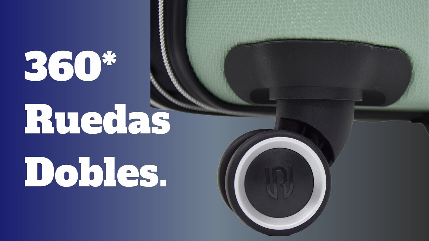 Set de Equipaje 3 Piezas: Maleta Cabina, Mediana y Grande | Rígidas y Ligeras