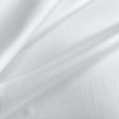 Tejido 100% polyester interlock de color blanco Vetonek