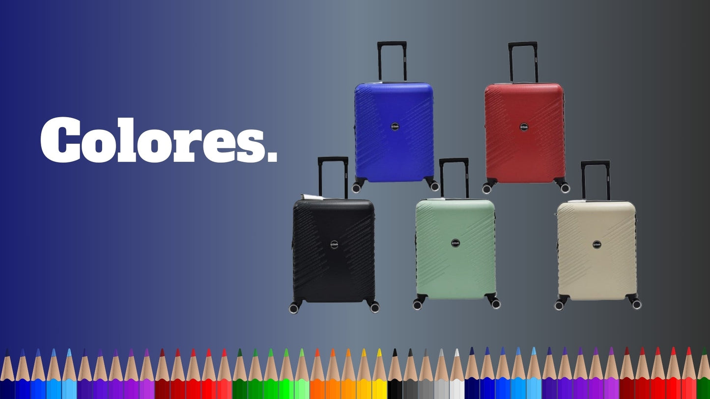 Set de Equipaje 3 Piezas: Maleta Cabina, Mediana y Grande | Rígidas y Ligeras