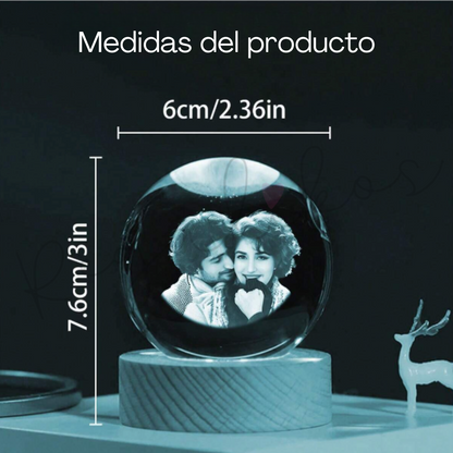 ✨ Bola de Cristal Personalizada – Un Recuerdo Mágico ✨
