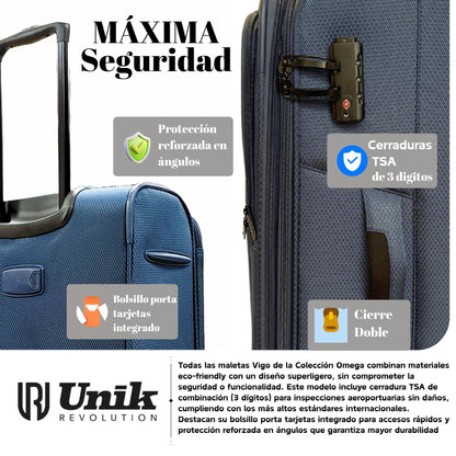 Maleta de Grande Nylon Expandable | Cerradura TSA -78CM
