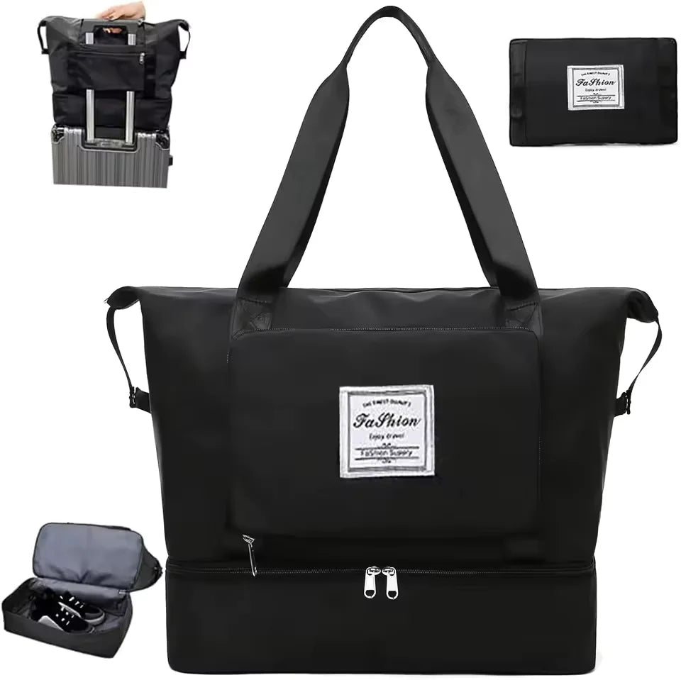 Bolso Viaje Plegable Negro