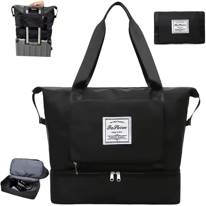 Bolso Viaje Plegable Negro