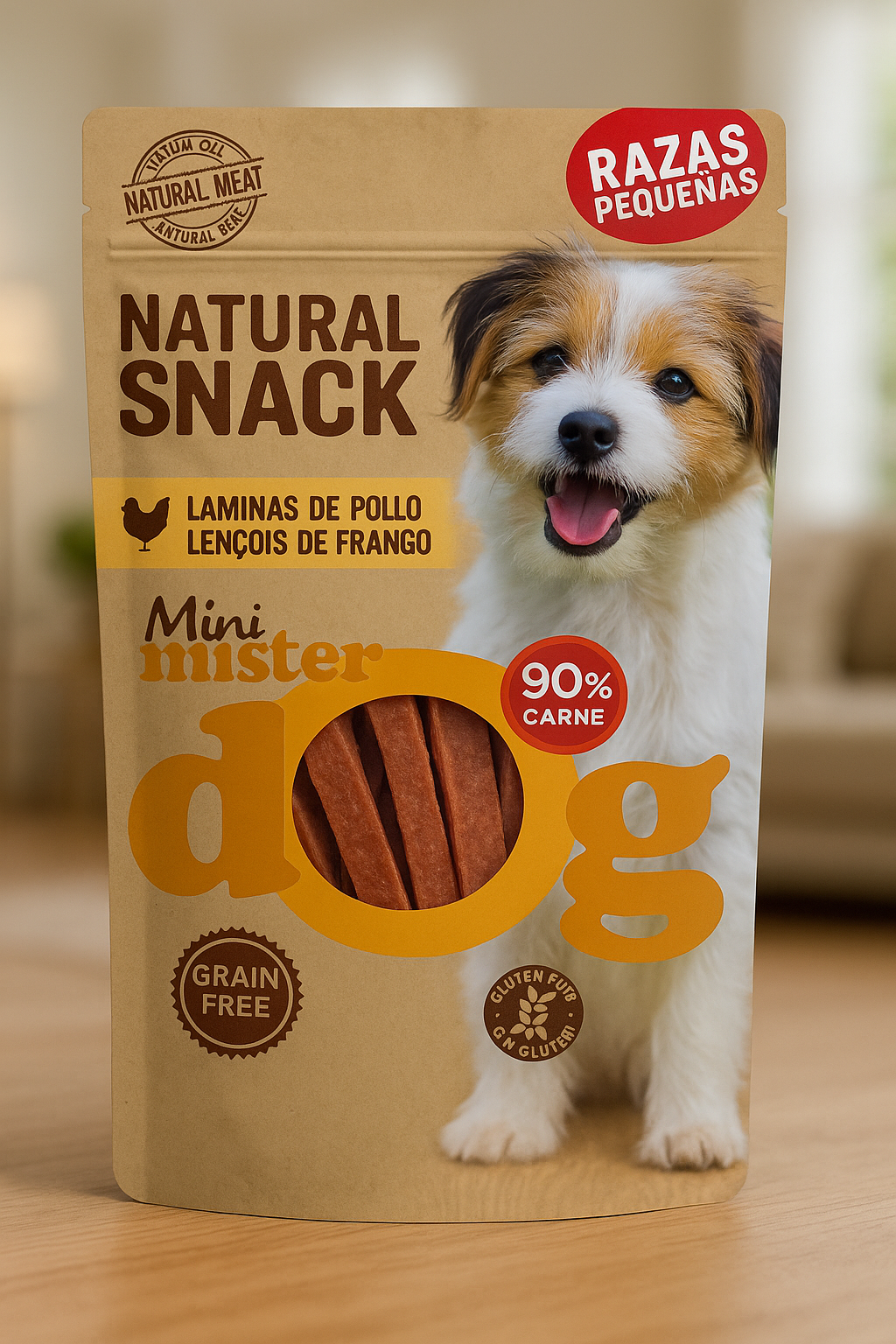 Mini Mister Dog – Láminas de Pollo