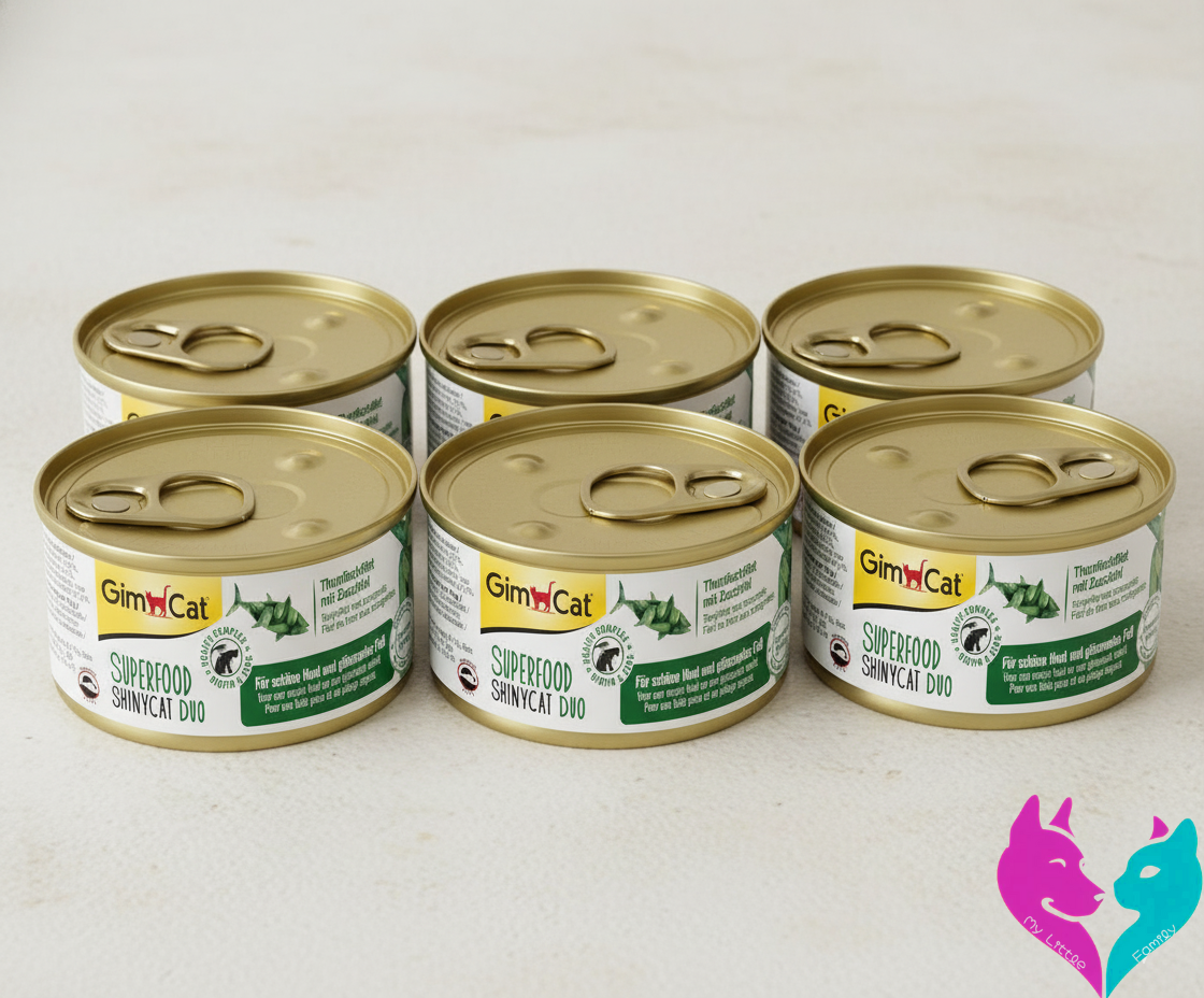 🐟 GimCat ShinyCat Duo – Atún y Calabacín (70 g)