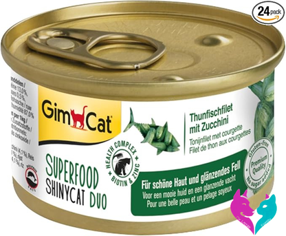 🐟 GimCat ShinyCat Duo – Atún y Calabacín (70 g)