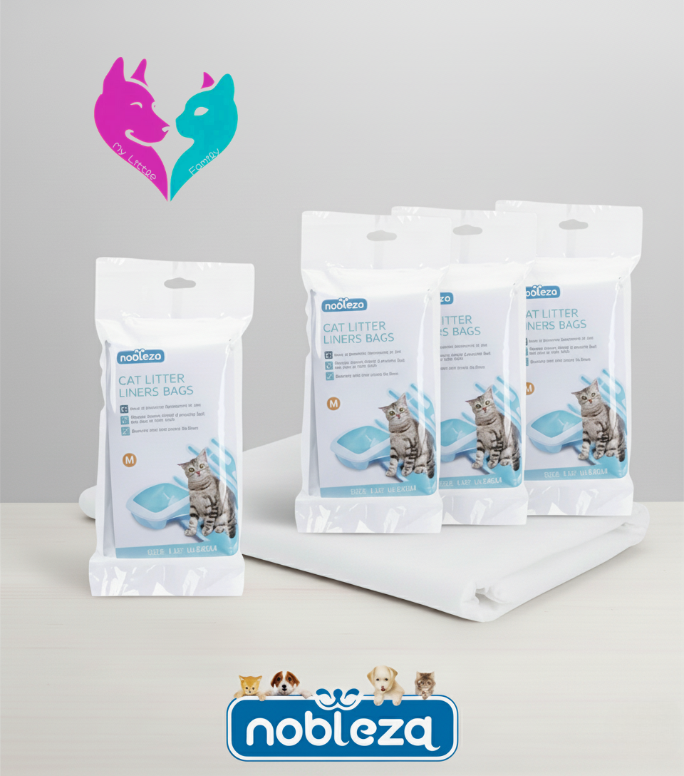 🐾 Nobleza – Bolsas para Arenero de Gato (12 unidades)