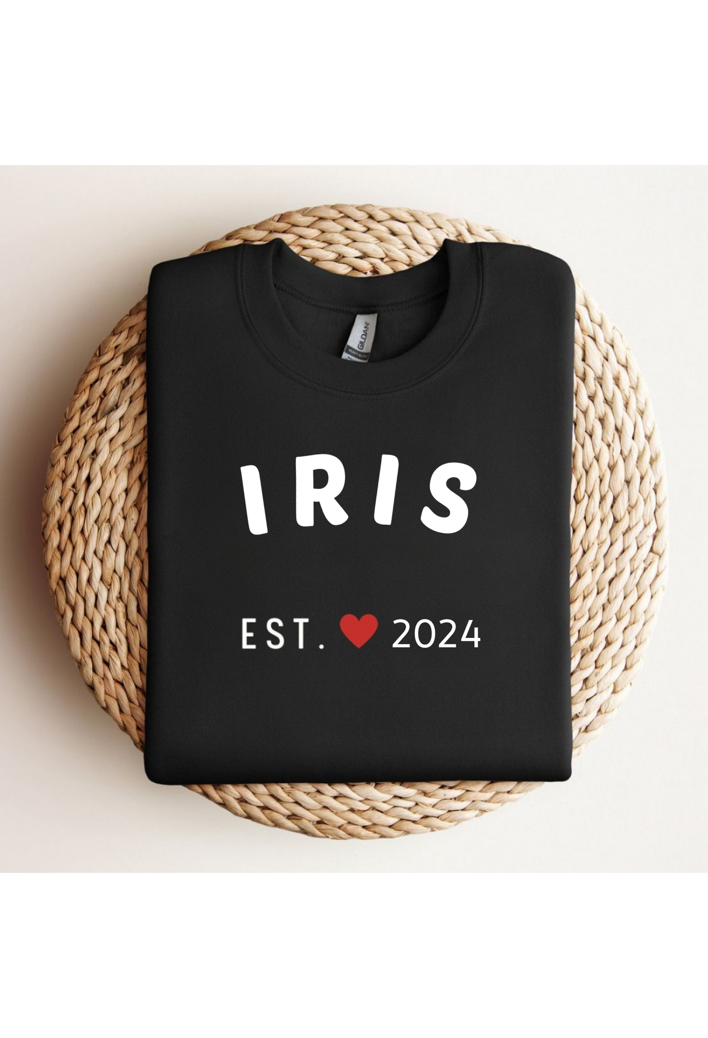 Sudadera/Camiseta Personalizada con Fecha Especial | Diseño "EST ❤️ Año