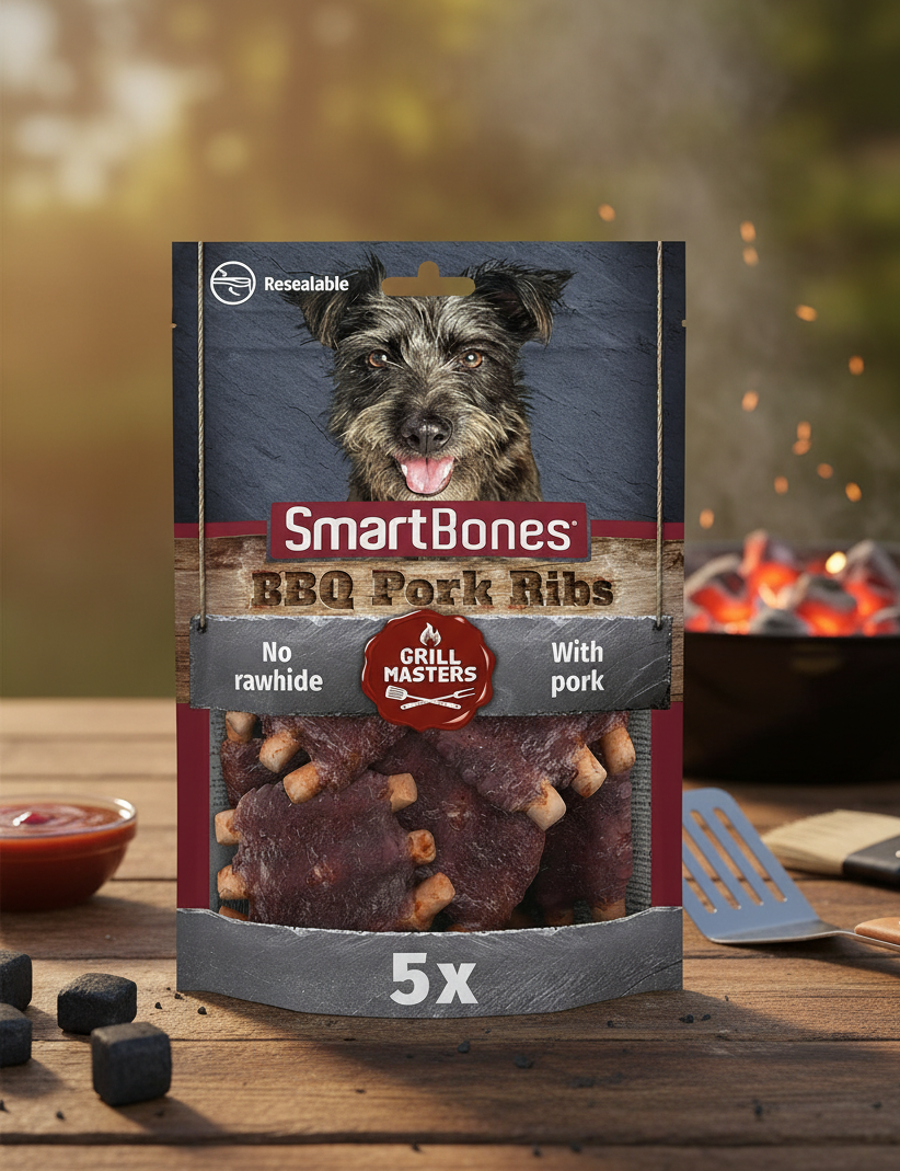 SmartBones BBQ Pork Ribs – 5 uds🔥 185 g