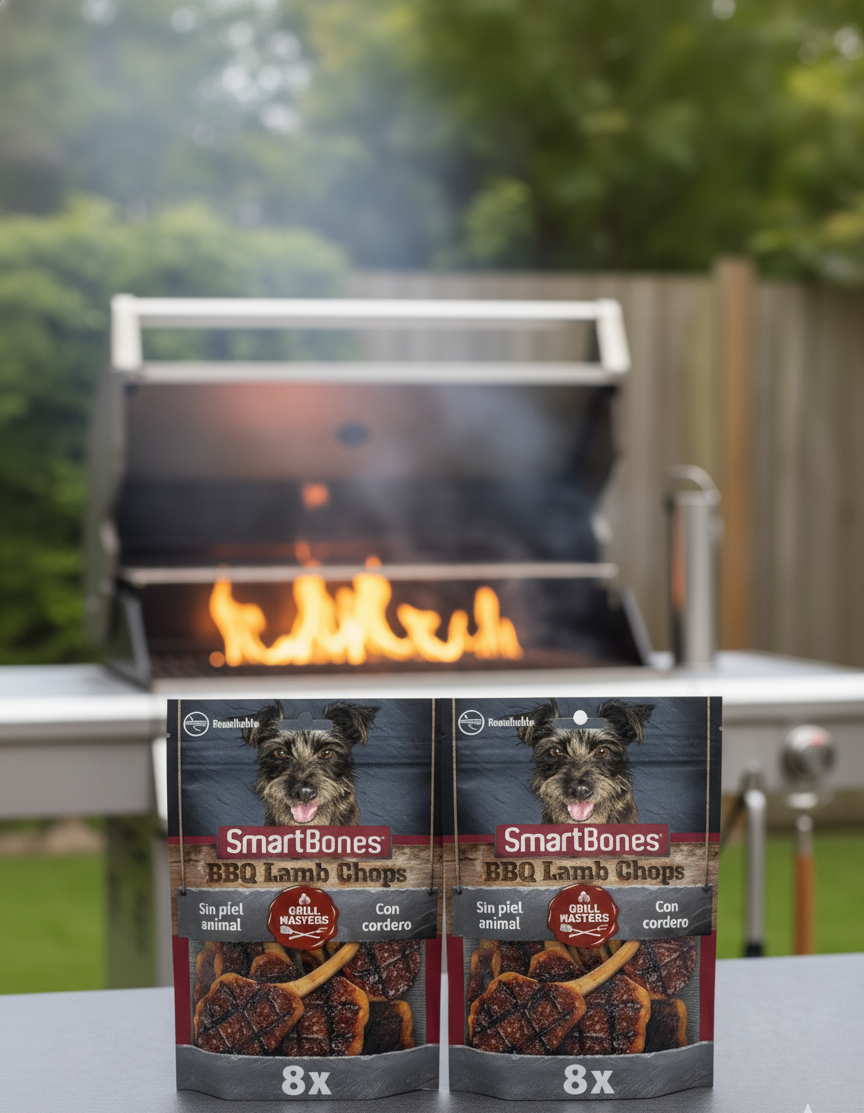 🔥 SmartBones BBQ Lamb Chops – La experiencia parrillera que tu perro estaba esperando 🔥(8 uds) 232 g