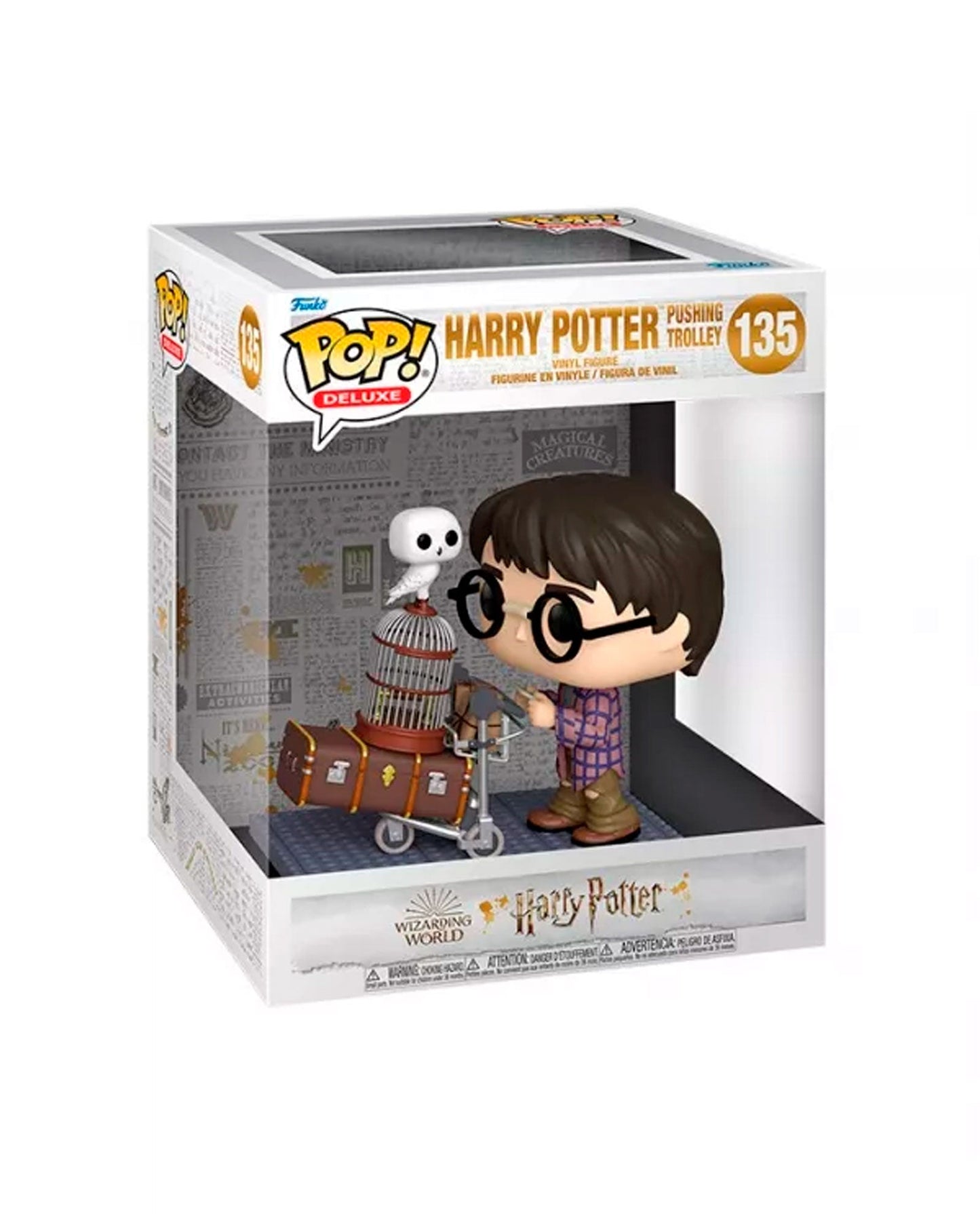 Funko POP! Deluxe Harry Potter Anniversary - Harry Pushing Trolley (135)
