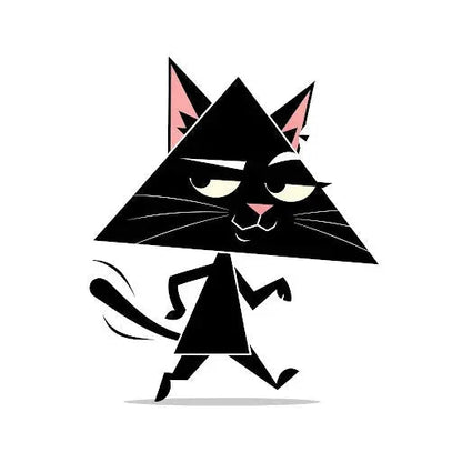 TRIXEL Cat T-Shirt Oversize Unisex - Classic Basic EME