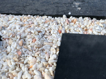 Canto rodado Blanco Rosa