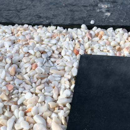 Canto rodado Blanco Rosa