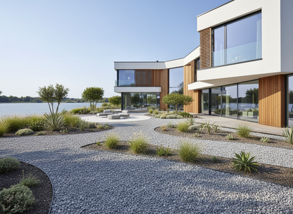 Grava Gris Azulado Oscuro