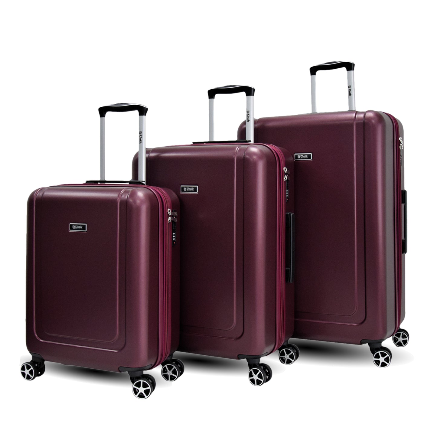 Juego de 3 Maletas Rígidas ABS | Set 20", 24", 28" con 4 Ruedas y Expandable