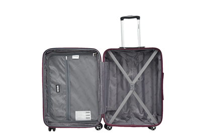 Set de 3 Maletas Rígidas ABS Expandibles | Cabina + Mediana + Grande con 4 Ruedas 360°