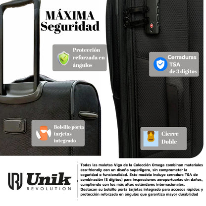 Maleta de Grande Nylon Expandable | Cerradura TSA -78CM