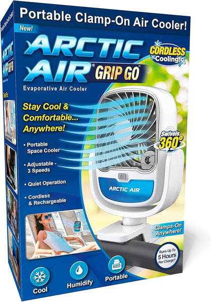 VENTILADOR DE AIRE FRIO HUMIDIFICADOR CON PINZA